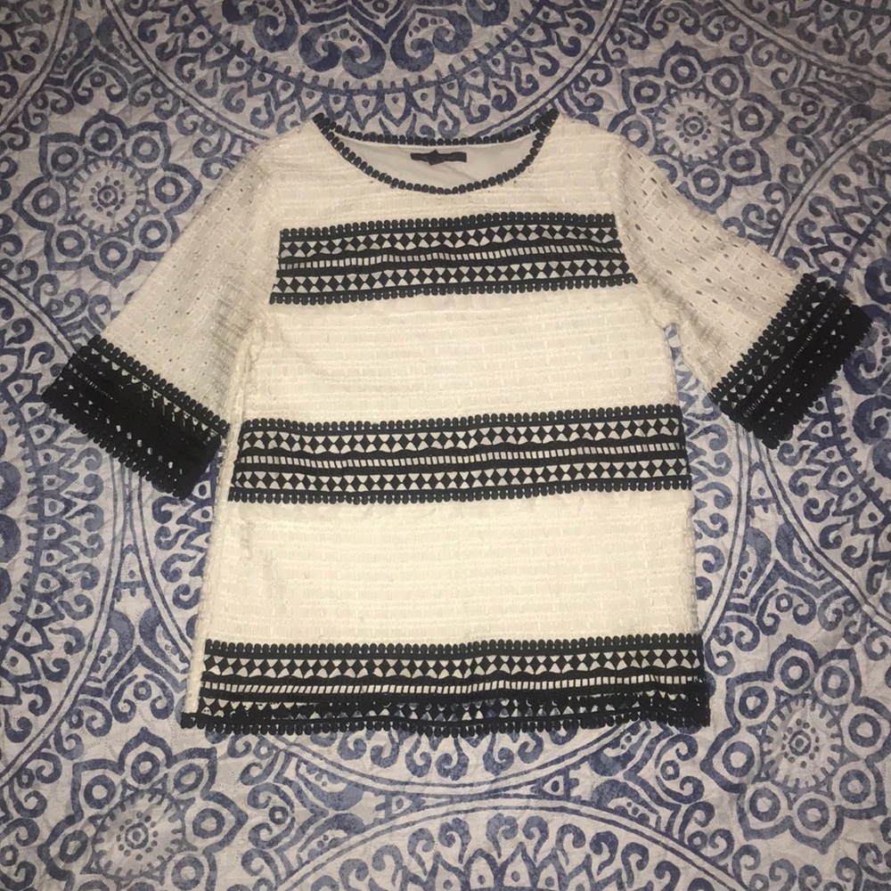 Black And White Long Sleeve